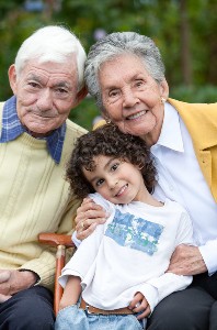 Young Child with Grandparents